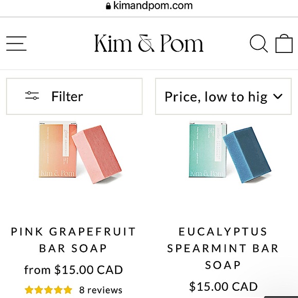 Lot of 7 variety small soaps, Artisan Canada vtg - Picture 3 of 9